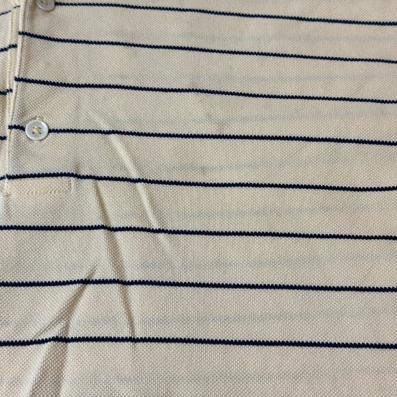 Right Edge Polo Shirt Mens XL Striped Golf Hoar Construction Embroidered Work - Picture 4 of 11